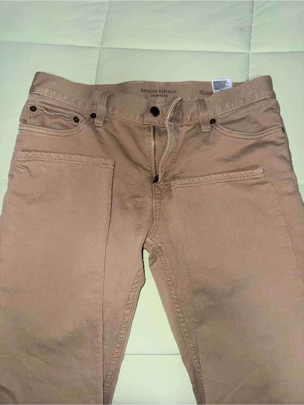 Banana Republic Men’s Light Brown Slim Straight Jeans